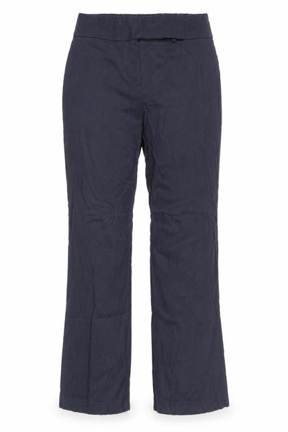 Womens UK Size 14 AMARANTO Regular Fit Casual Blue Trousers