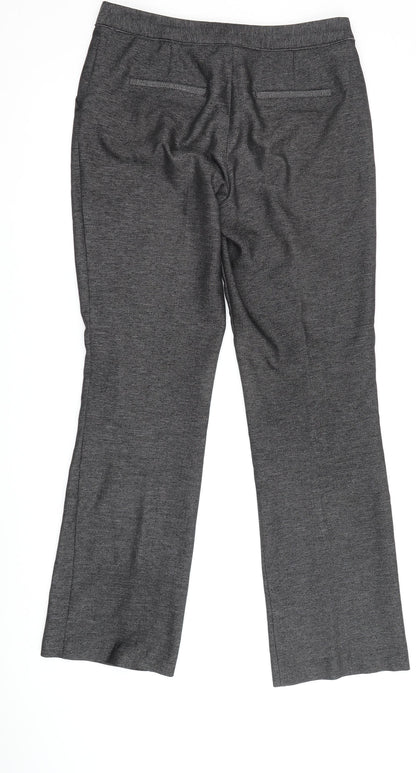 Next Women's Grey Straight Dress Pants Size 10L