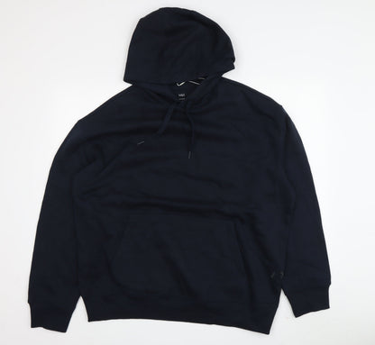 Mens UK Size M Marks and Spencer Black Pullover Hoodie