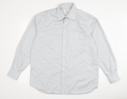 Mens UK Collar Size 15.5 Fabio Inghirami Smart Grey  Dress Shirt