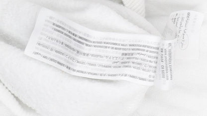 Hollister Women's White Full Zip Hoodie - Size S