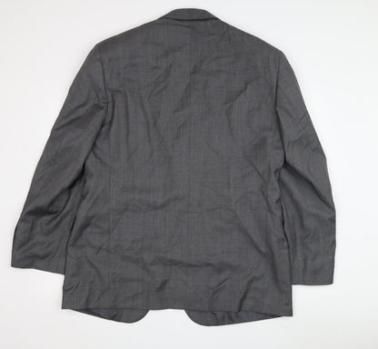 Marks and Spencer Men's Grey Blazer 44 Regular Fit