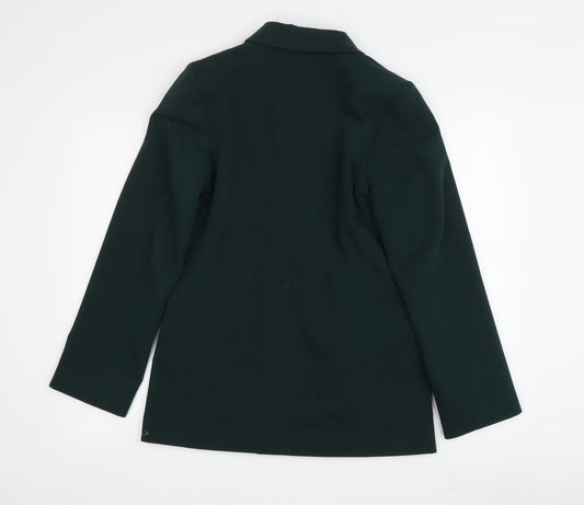 Womens UK Size XS H&M Green Basic Jacket