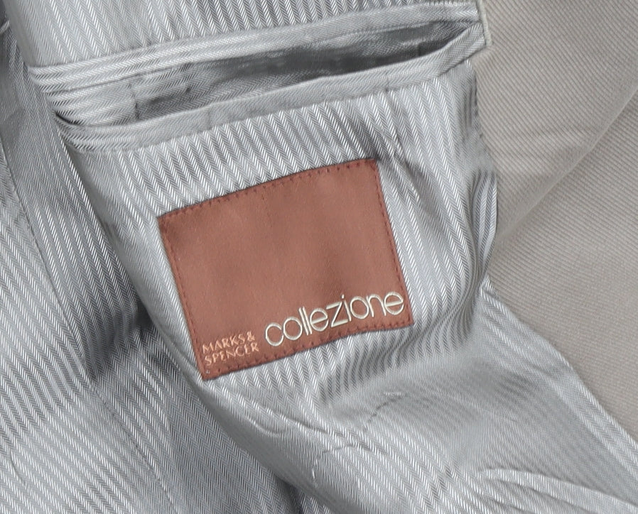 Mens UK Size 40 Marks and Spencer Regular Brown Suit Jacket