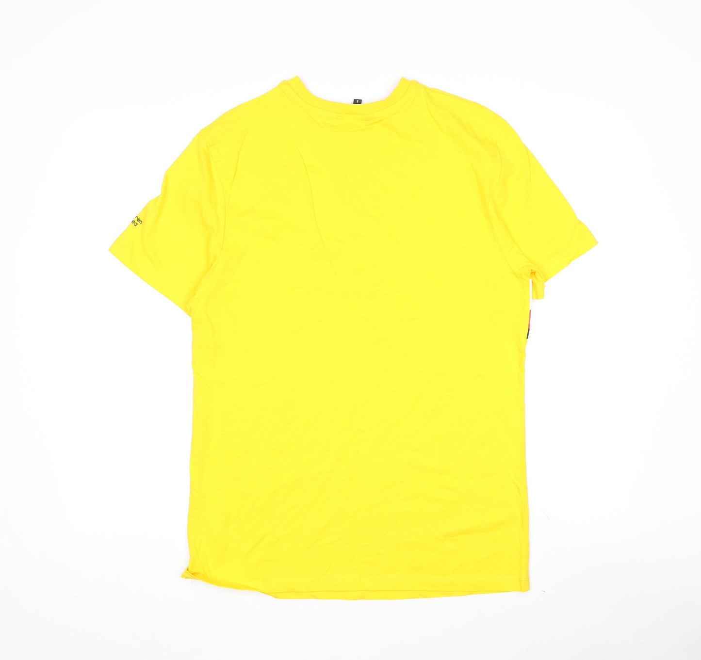 George Unisex Yellow T-Shirt, Size S, Fun Design