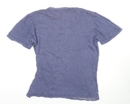 French Connection Blue Unisex T-Shirt S