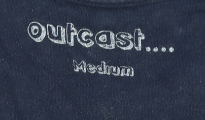 Outcast Men's Graphic Multicoloured Medium T-Shirt