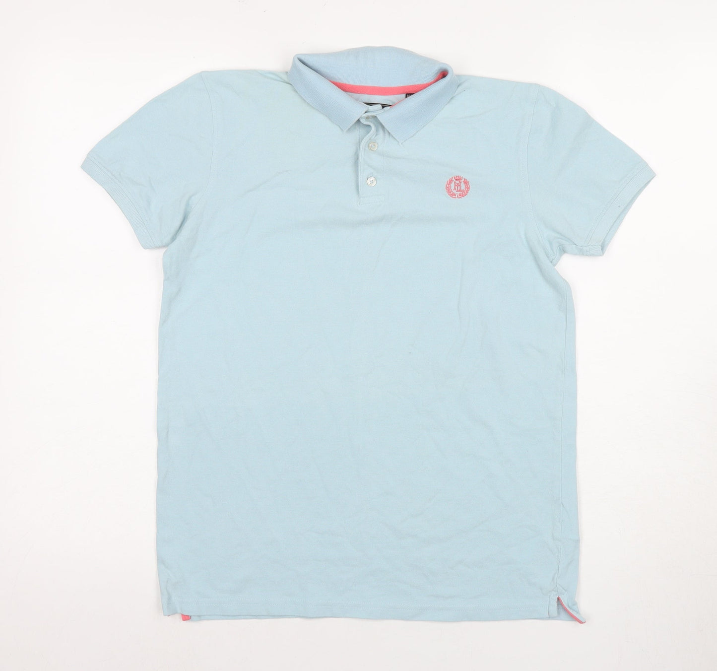 Henri Lloyd Boys Blue Polo Shirt 14-15 Years Casual Logo