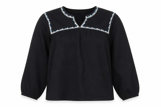 Womens UK Size 10 Marks and Spencer Black Basic Blouse