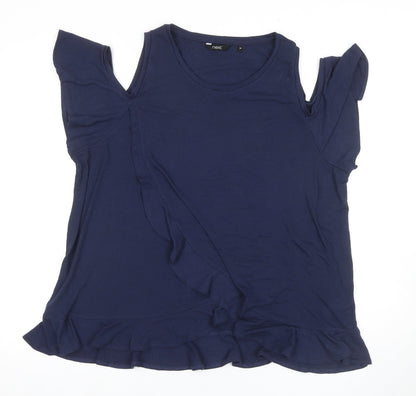 Womens UK Size 20 NEXT Blue Basic Blouse
