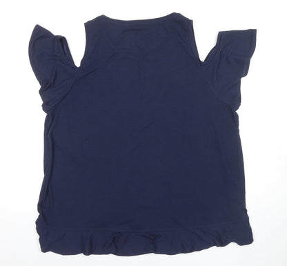 Womens UK Size 20 NEXT Blue Basic Blouse