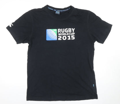 Mens UK Size L Canterbury Black  T-Shirt