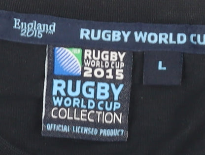 Mens UK Size L Canterbury Black  T-Shirt