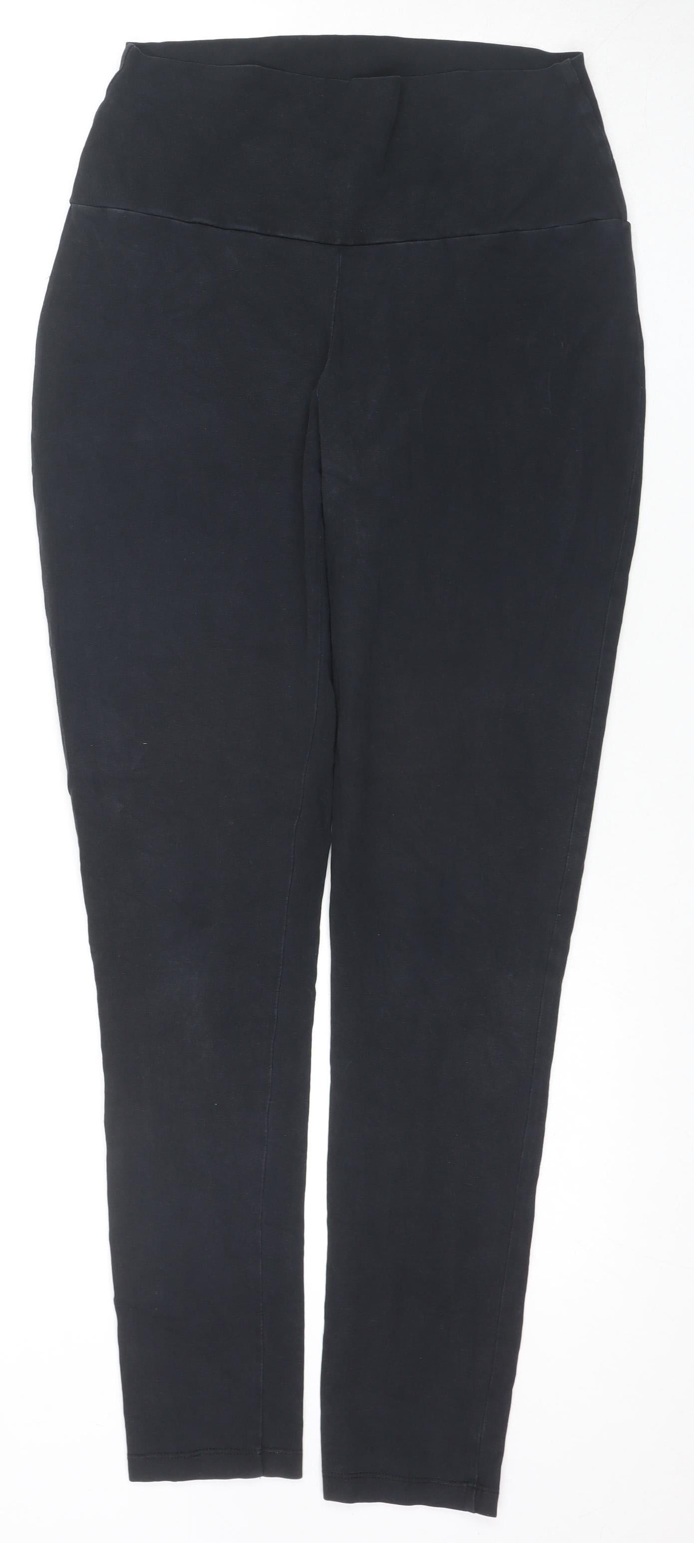 Womens UK Size L Mint Velvet  Ankle Black Leggings
