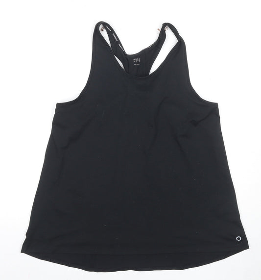 Marks and Spencer Women's Black Tank Top Size 8