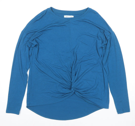 LOFT Women's Blue Long Sleeve Crew Neck Tee XS