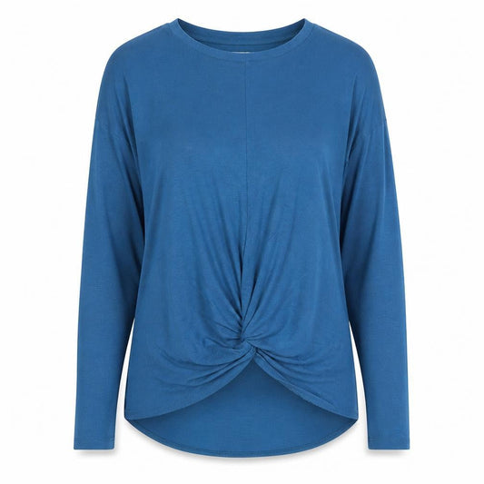 Womens UK Size XS LOFT Blue Basic T-Shirt