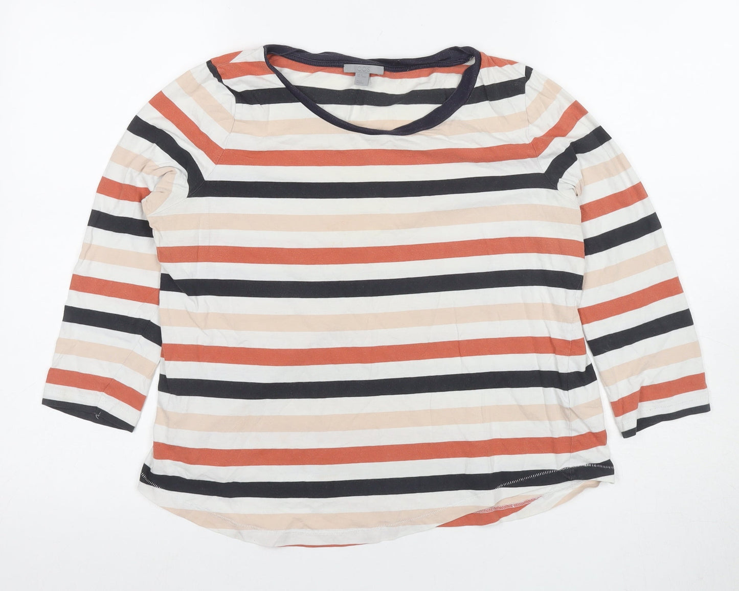 Womens UK Size 12 COS Multicoloured Basic T-Shirt