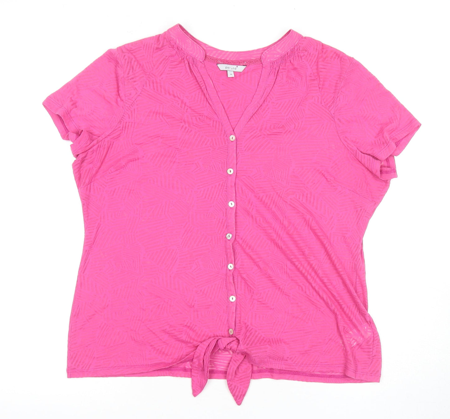 Womens UK Size 16 Marks and Spencer Pink  Button-Up