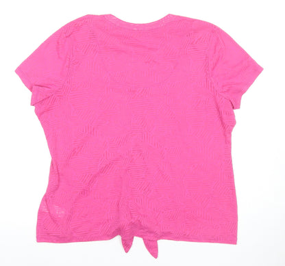 Womens UK Size 16 Marks and Spencer Pink  Button-Up