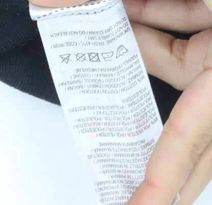 Slazenger Men's Black XL Short Sleeve Cotton Polo