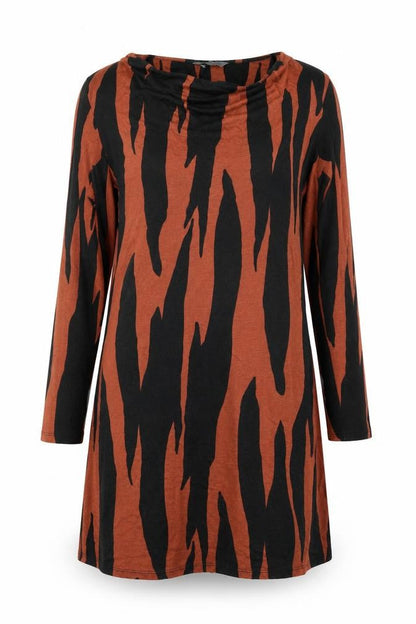 Principles Women's Multicoloured Animal Print Shift Dress Size 14