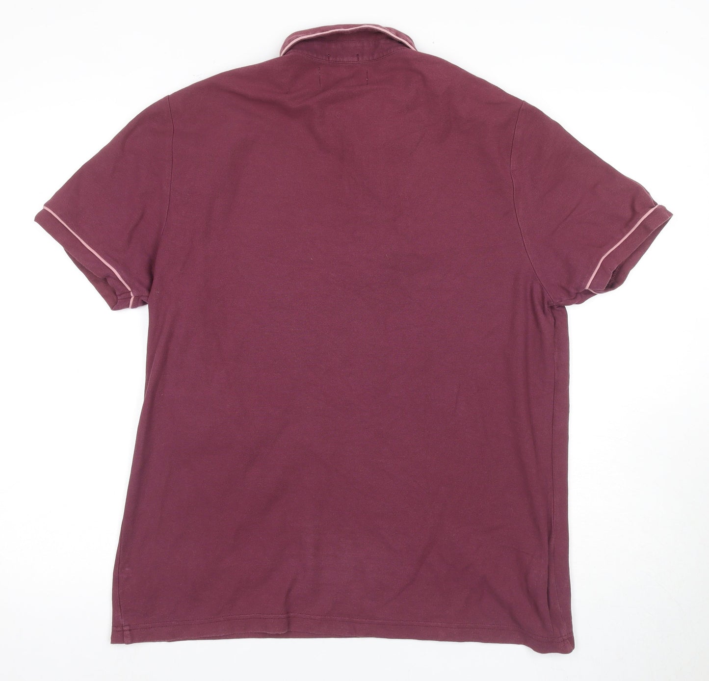 Penguin Men's Red Slim Fit Polo Shirt XL