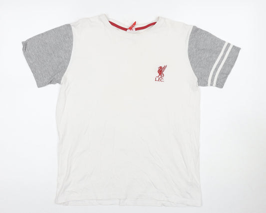 Liverpool FC Men's White Logo T-Shirt S