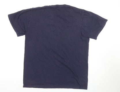 Mens UK Size M Hard Rock Blue  T-Shirt