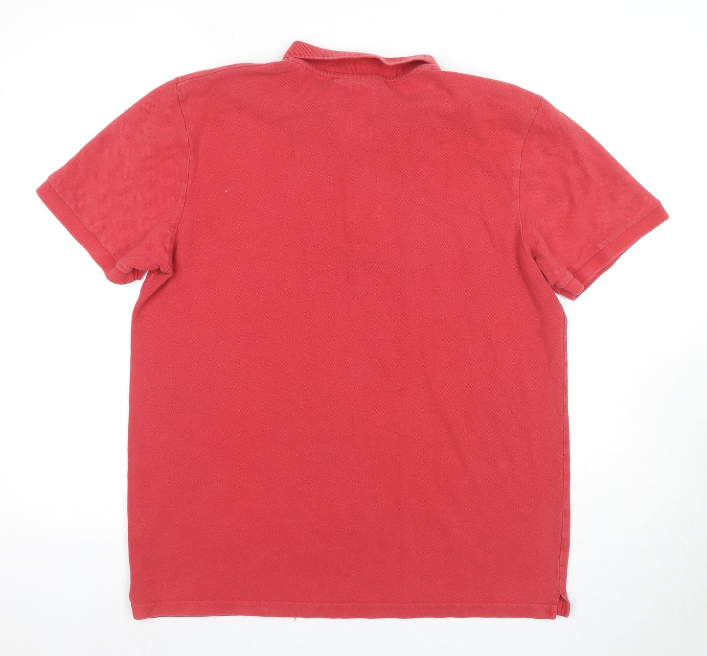 SOLID Men's Red XL Polo Shirt - Short Sleeve Casual