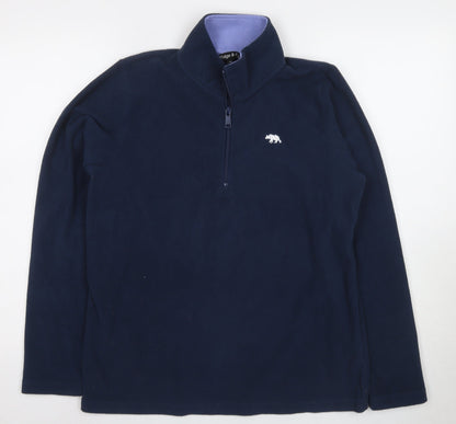 Ridge & Co. Unisex Blue Fleece Pullover Sweatshirt 14