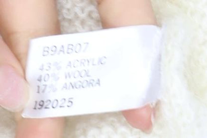 bydesign Women’s Ivory Geometric Knit Pullover S