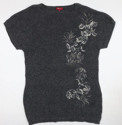 Womens UK Size M Morgan Grey Pullover Jumper