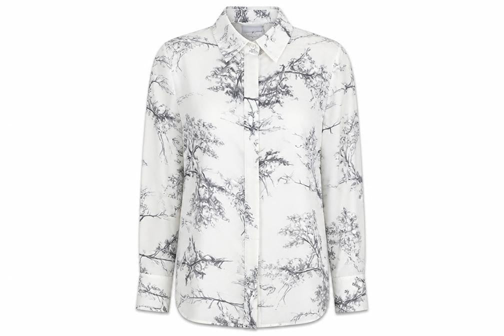 Womens UK Size 8 H&M White  Button-Up