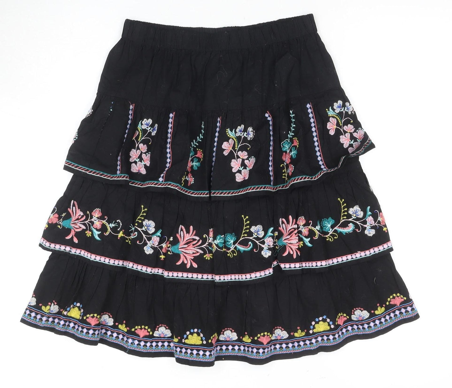 ASOS Women's Black Peasant Skirt, Size 10, Spring/Summer