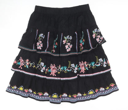 ASOS Women's Black Peasant Skirt, Size 10, Spring/Summer