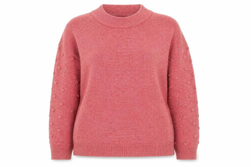 Womens UK Size 18 M&Co Pink Pullover Jumper