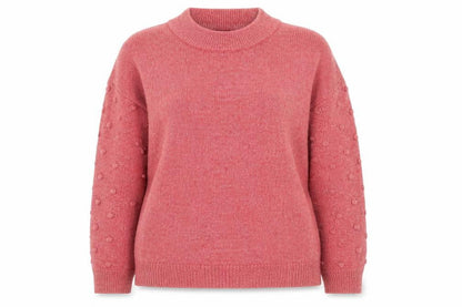 Womens UK Size 18 M&Co Pink Pullover Jumper