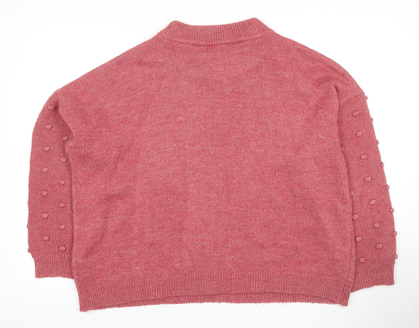 Womens UK Size 18 M&Co Pink Pullover Jumper
