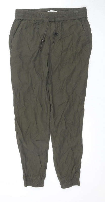 Only Women's Green Joggers, Size 32, Relaxed Fit