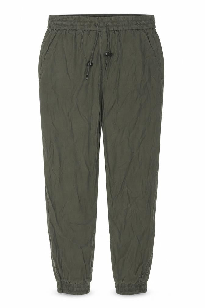 Womens UK Size 32 Only Relaxed Fit Jogger Green Trousers