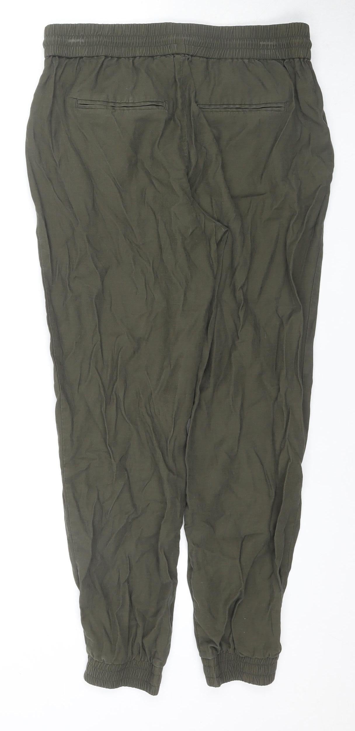 Only Women's Green Joggers, Size 32, Relaxed Fit