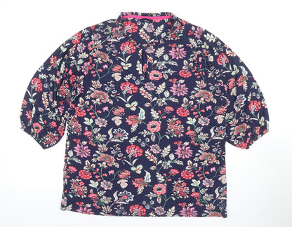 Womens UK Size 12 Yours Multicoloured  Blouse
