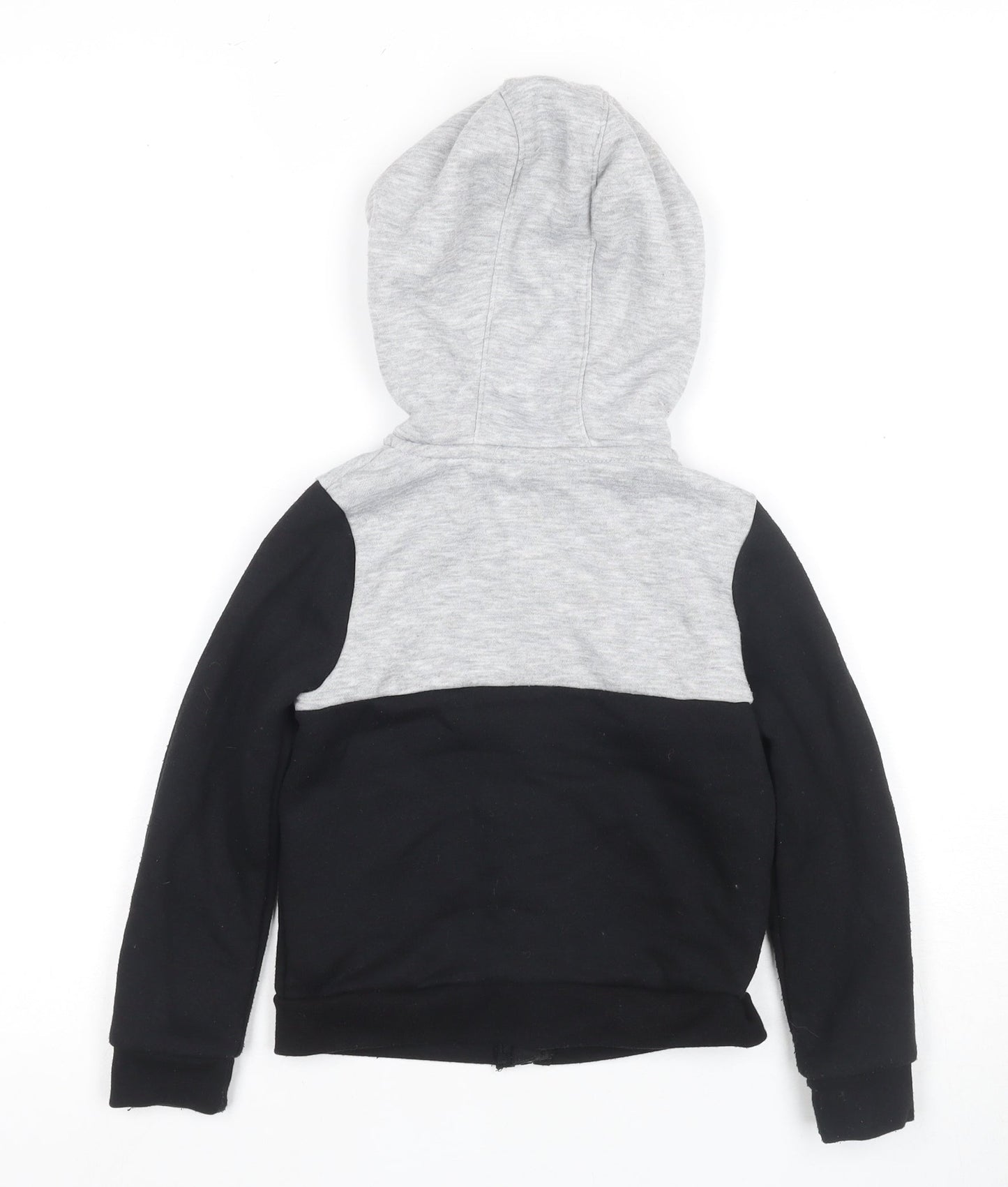 Slazenger Boys Grey & Black Full Zip Hoodie, 4-5 Years
