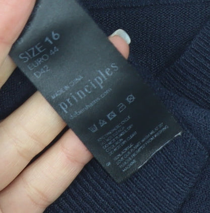 Womens UK Size 16 Principles Black Pullover Jumper