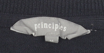 Womens UK Size 16 Principles Black Pullover Jumper