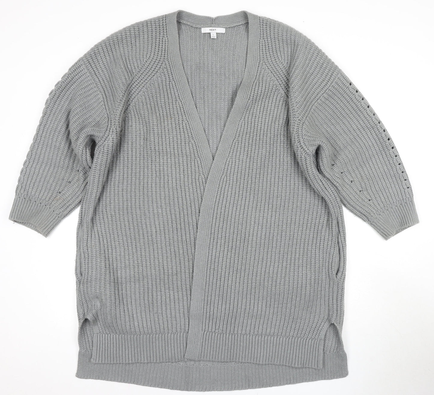 Womens UK Size 16-18 NEXT Grey Cardigan Jumper