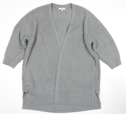 Womens UK Size 16-18 NEXT Grey Cardigan Jumper