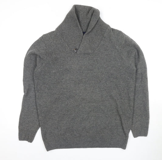 Next Men's Grey Roll Neck Pullover Jumper L