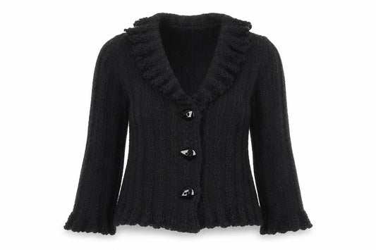 Womens UK Size UK 10 M&Co Black Cardigan Jumper